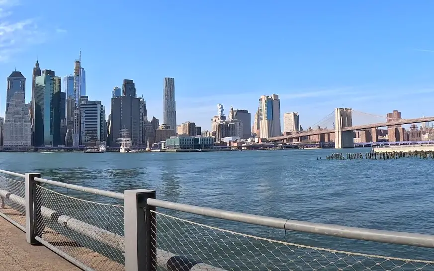 View on New York from Pier 1