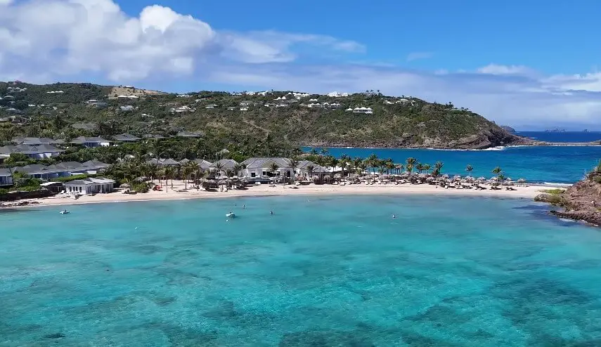 The turquoise waters of St. Barts beckon