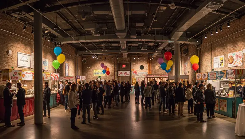 Retail space opening day