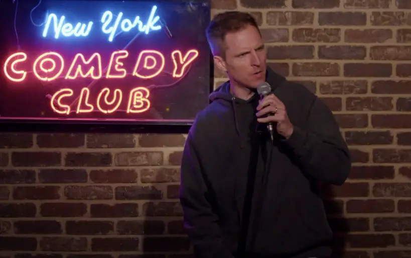 Comedian performing at the New York Comedy Club