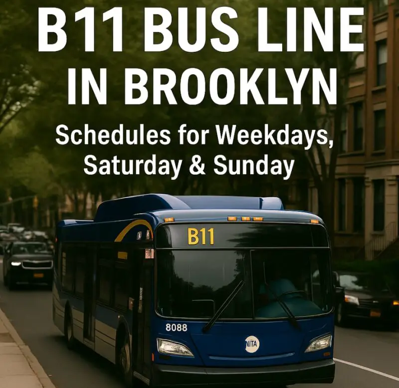 B11 Bus Schedule