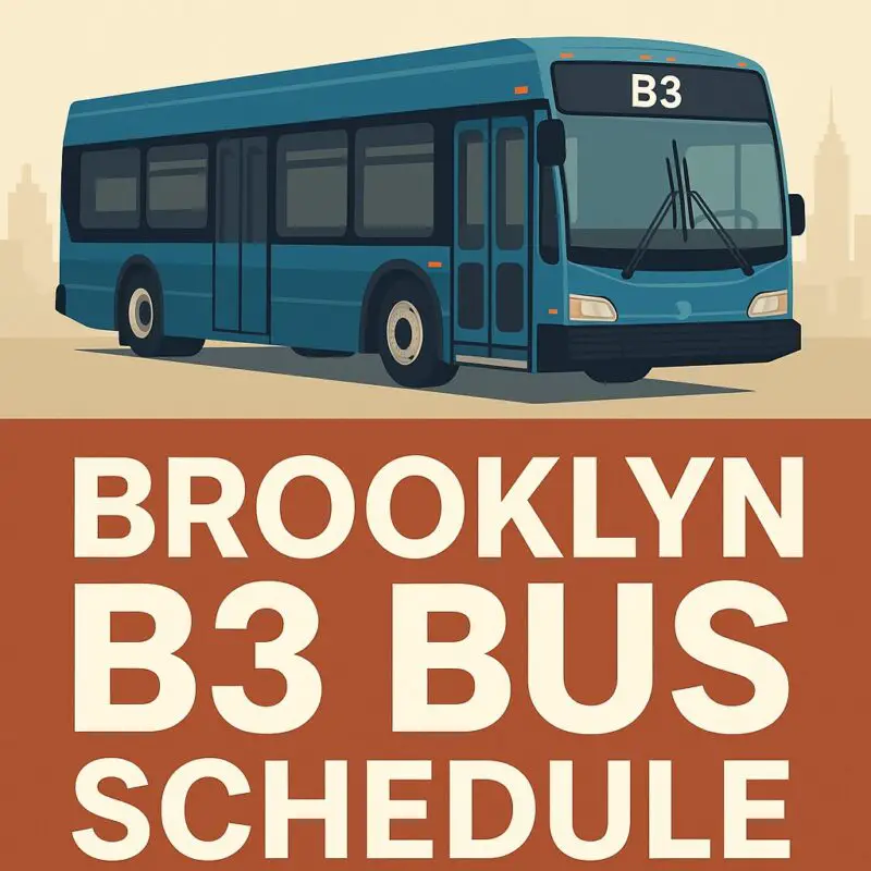 Brooklyn B3 Bus Schedule
