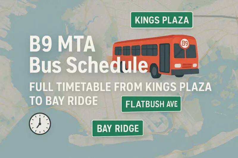 Brooklyn B9 Bus Schedule