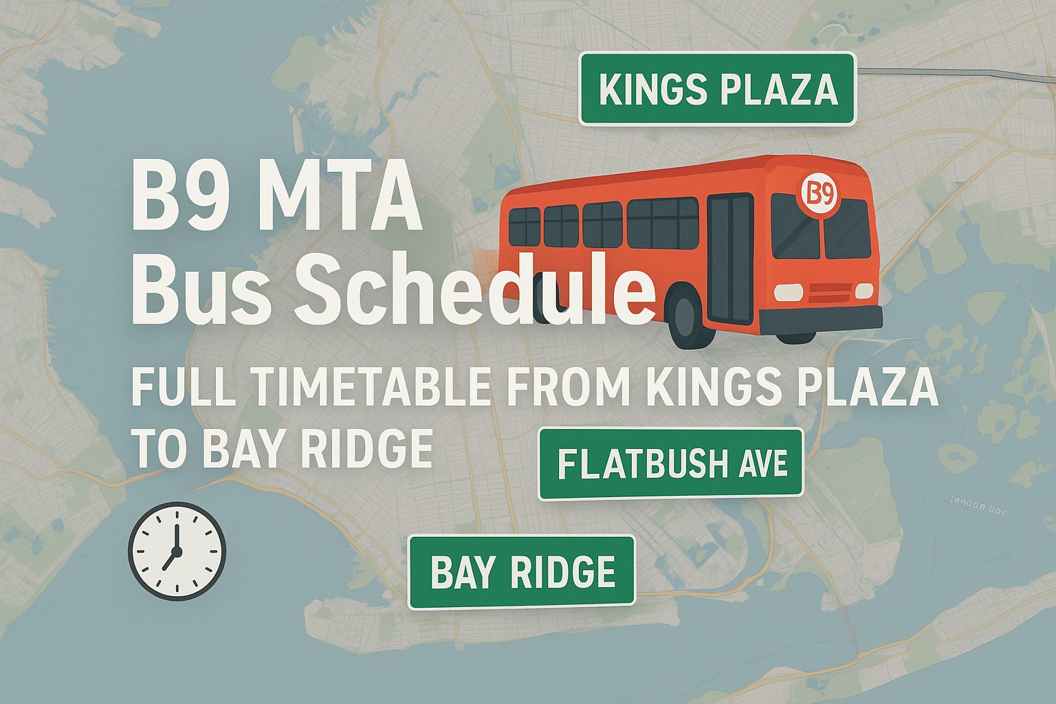 Brooklyn B9 Bus Schedule