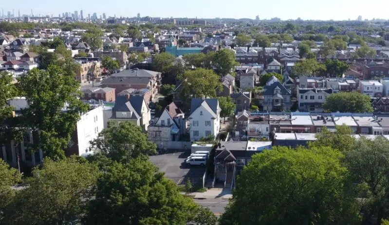 Aerial view of Ridge Bay