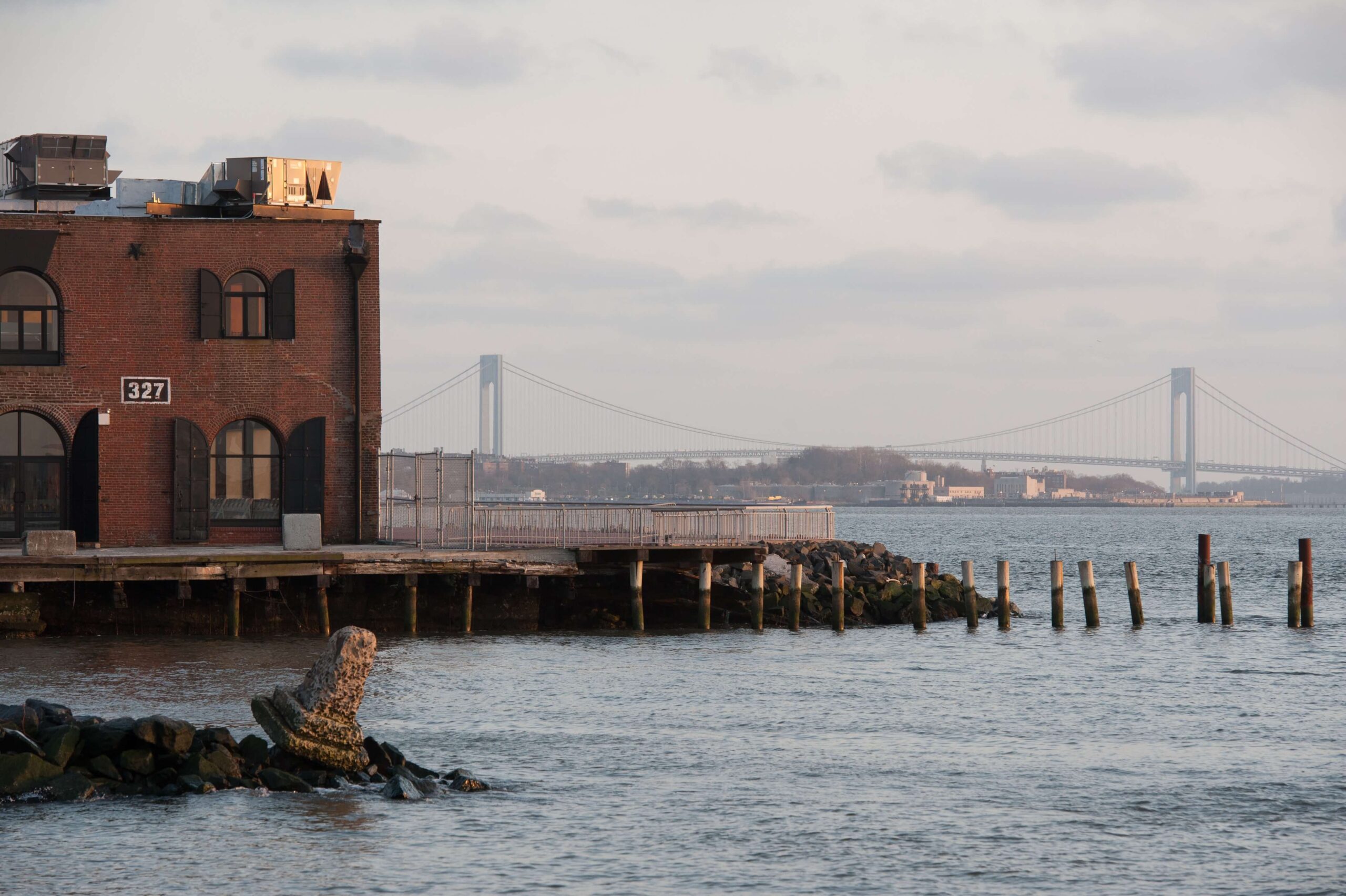 Red Hook Brooklyn Waterfront View