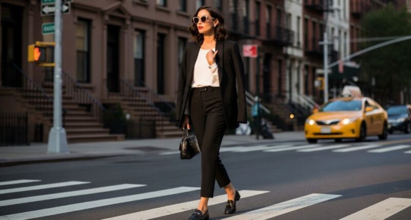 Loafers and cigarette trousers are still alive in New York